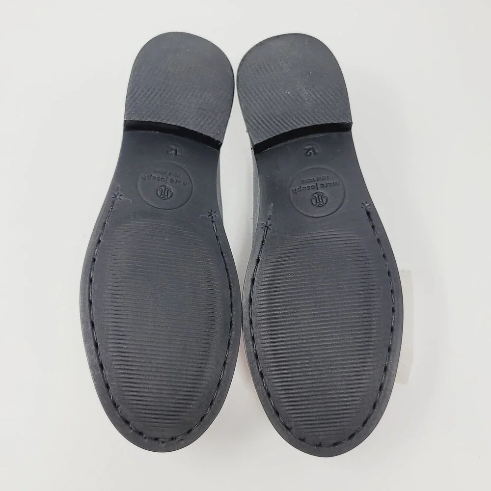 Marc Joseph Kids Loafers Sz 12 East Village Casual Shoes Platinum Leather Girls
